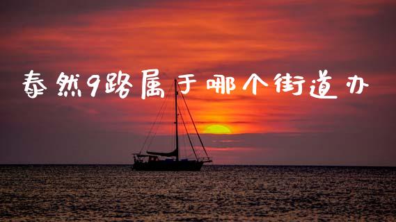 泰然9路属于哪个街道办_https://m.fansifence.com_公募基金_第1张