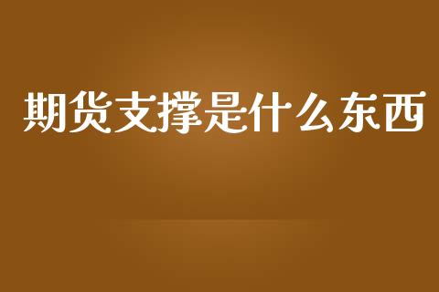 期货支撑是什么东西_https://m.fansifence.com_贵金属行情_第1张