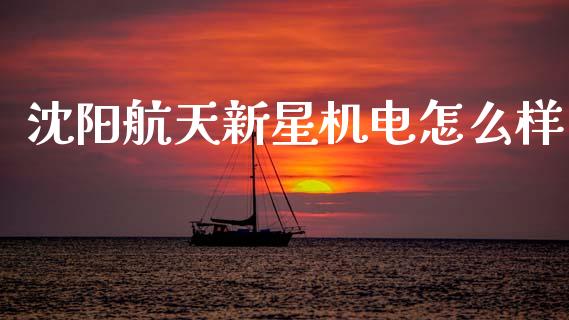 沈阳航天新星机电怎么样_https://m.fansifence.com_公募基金_第1张