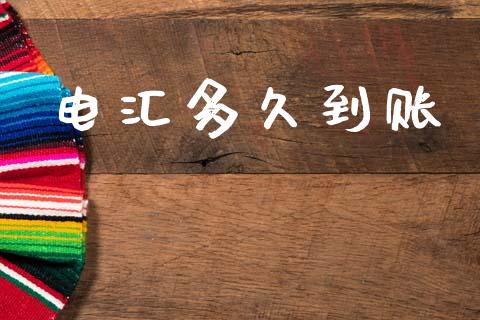 电汇多久到账_https://m.fansifence.com_公募基金_第1张