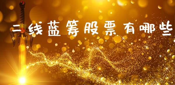 二线蓝筹股票有哪些_https://m.fansifence.com_公募基金_第1张