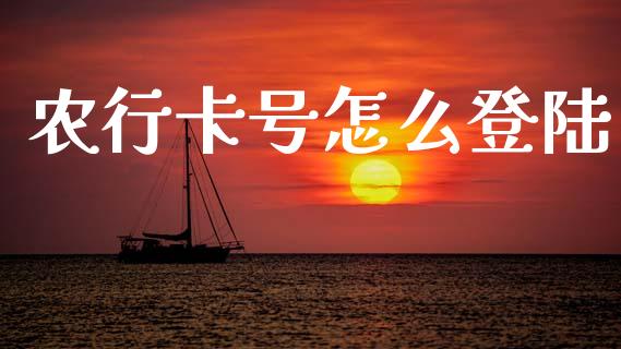 农行卡号怎么登陆_https://m.fansifence.com_贵金属行情_第1张