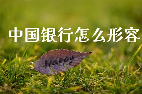 中国银行怎么形容_https://m.fansifence.com_公募基金_第1张
