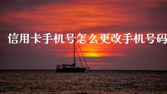 信用卡手机号怎么更改手机号码_https://m.fansifence.com_公募基金_第1张