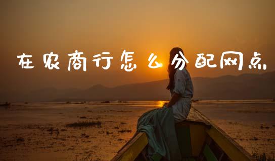 在农商行怎么分配网点_https://m.fansifence.com_消费金融_第1张