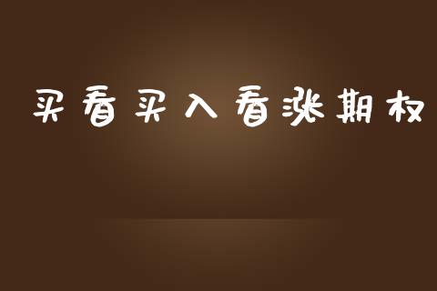 买看买入看涨期权_https://m.fansifence.com_消费金融_第1张