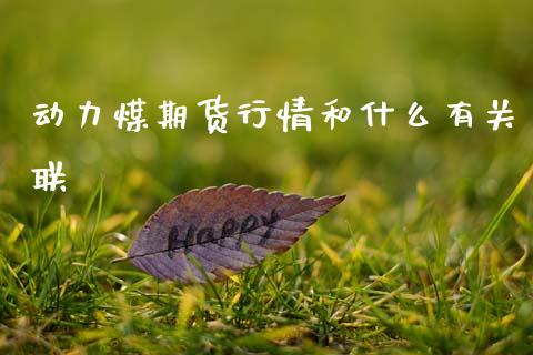 动力煤期货行情和什么有关联_https://m.fansifence.com_个股行情_第1张