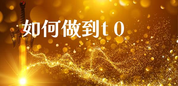 如何做到t 0_https://m.fansifence.com_个股行情_第1张