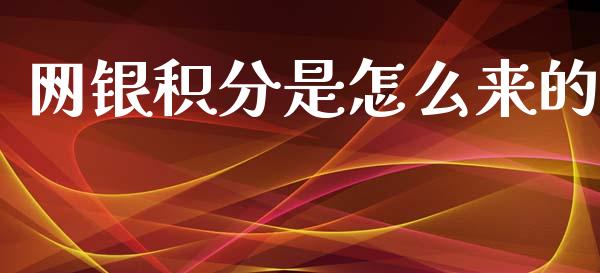 网银积分是怎么来的_https://m.fansifence.com_公募基金_第1张