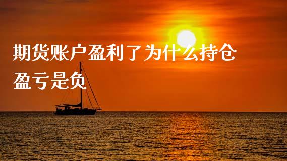 期货账户盈利了为什么持仓盈亏是负_https://m.fansifence.com_贵金属行情_第1张