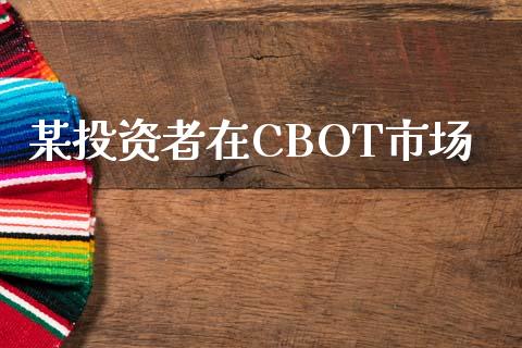 某投资者在CBOT市场_https://m.fansifence.com_公募基金_第1张
