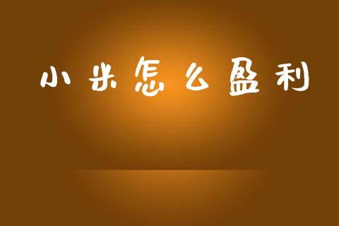小米怎么盈利_https://m.fansifence.com_贵金属行情_第1张