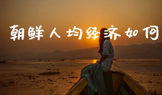 朝鲜人均经济如何_https://m.fansifence.com_公募基金_第1张