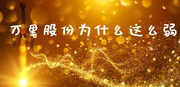 万里股份为什么这么弱_https://m.fansifence.com_贵金属行情_第1张