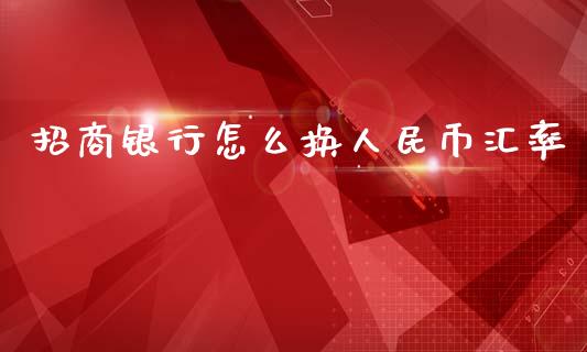 招商银行怎么换人民币汇率_https://m.fansifence.com_消费金融_第1张
