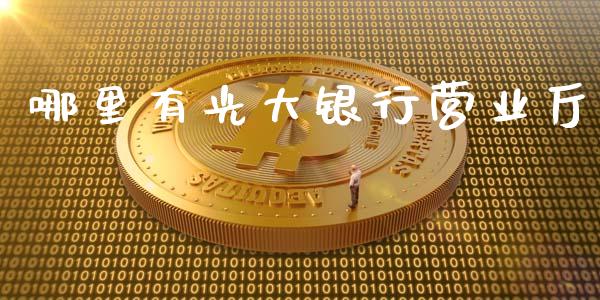哪里有光大银行营业厅_https://m.fansifence.com_公募基金_第1张