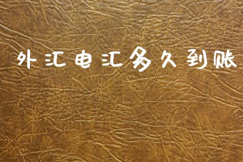 外汇电汇多久到账_https://m.fansifence.com_公募基金_第1张