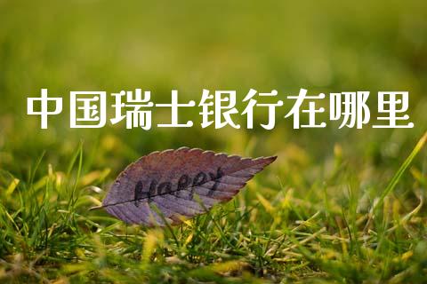 中国瑞士银行在哪里_https://m.fansifence.com_个股行情_第1张