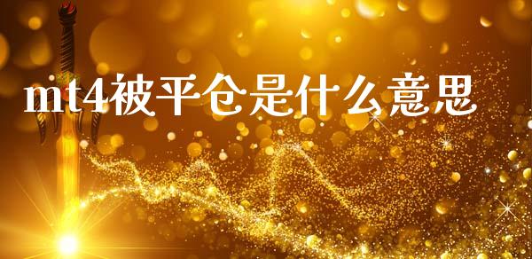 mt4被平仓是什么意思_https://m.fansifence.com_贵金属行情_第1张