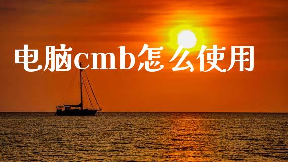 电脑cmb怎么使用_https://m.fansifence.com_个股行情_第1张