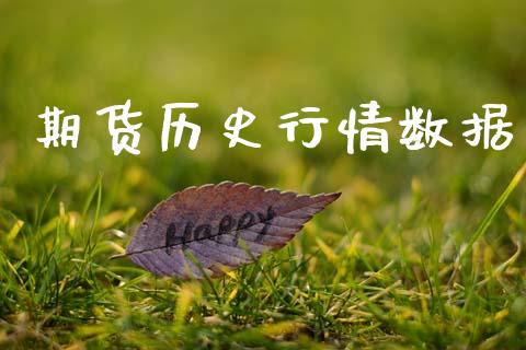 期货历史行情数据_https://m.fansifence.com_公募基金_第1张