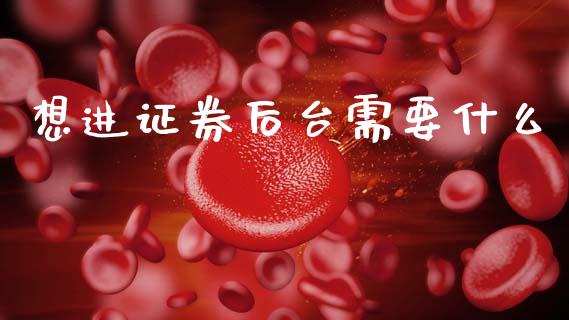 想进证券后台需要什么_https://m.fansifence.com_贵金属行情_第1张