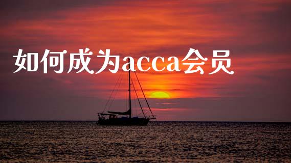 如何成为acca会员_https://m.fansifence.com_消费金融_第1张