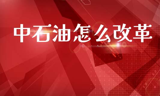 中石油怎么改革_https://m.fansifence.com_贵金属行情_第1张