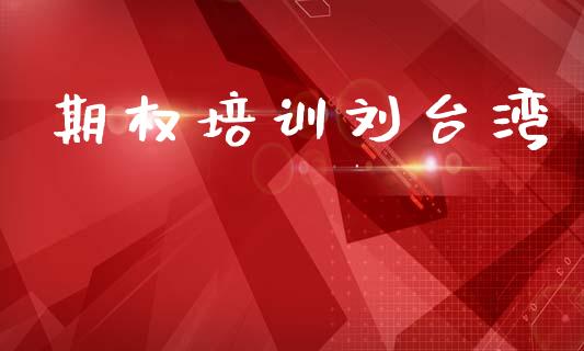 期权培训刘台湾_https://m.fansifence.com_公募基金_第1张
