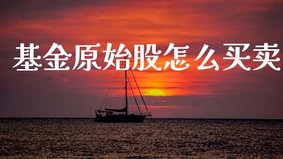 基金原始股怎么买卖_https://m.fansifence.com_个股行情_第1张