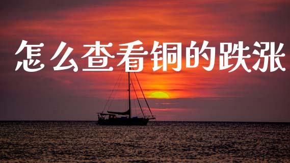 怎么查看铜的跌涨_https://m.fansifence.com_个股行情_第1张