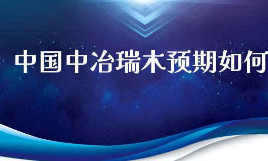 中国中冶瑞木预期如何_https://m.fansifence.com_消费金融_第1张