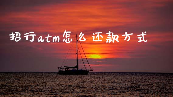 招行atm怎么还款方式_https://m.fansifence.com_消费金融_第1张