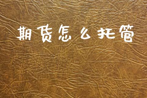 期货怎么托管_https://m.fansifence.com_贵金属行情_第1张
