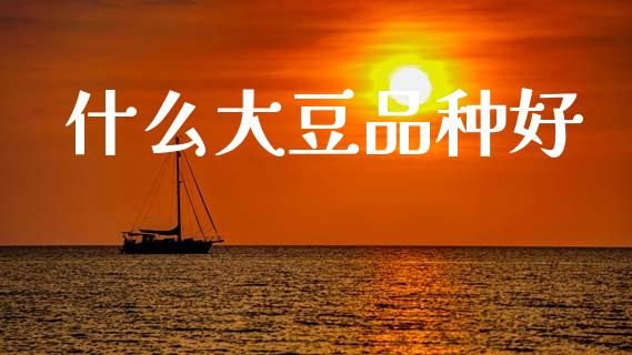 什么大豆品种好_https://m.fansifence.com_个股行情_第1张