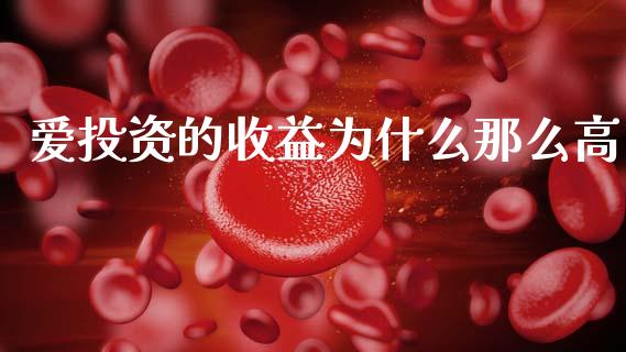 爱投资的收益为什么那么高_https://m.fansifence.com_消费金融_第1张