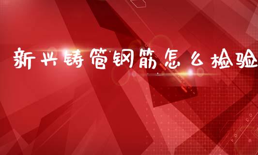 新兴铸管钢筋怎么检验_https://m.fansifence.com_个股行情_第1张