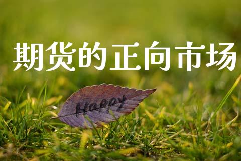 期货的正向市场_https://m.fansifence.com_公募基金_第1张