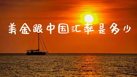 美金跟中国汇率是多少_https://m.fansifence.com_消费金融_第1张