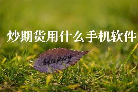 炒期货用什么手机软件_https://m.fansifence.com_个股行情_第1张