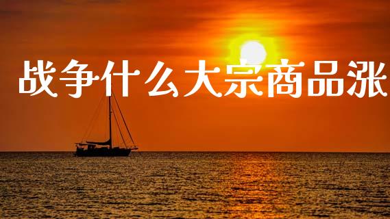 战争什么大宗商品涨_https://m.fansifence.com_个股行情_第1张