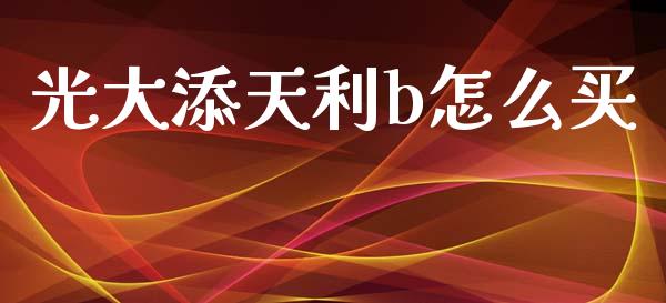 光大添天利b怎么买_https://m.fansifence.com_个股行情_第1张