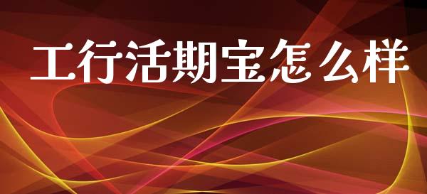 工行活期宝怎么样_https://m.fansifence.com_公募基金_第1张