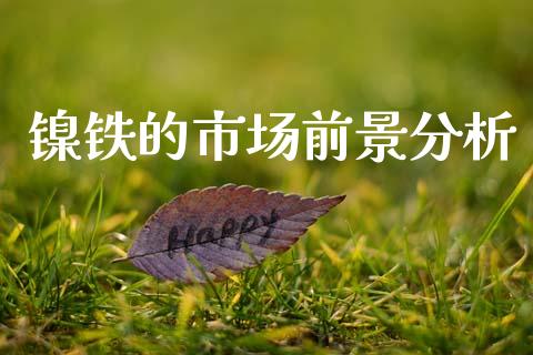 镍铁的市场前景分析_https://m.fansifence.com_个股行情_第1张