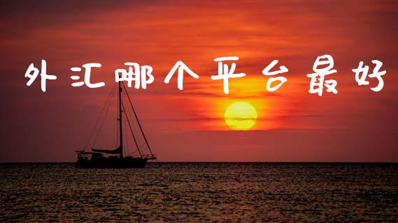 外汇哪个平台最好_https://m.fansifence.com_贵金属行情_第1张