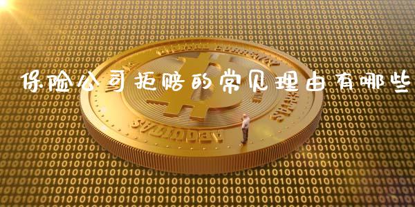 保险公司拒赔的常见理由有哪些_https://m.fansifence.com_消费金融_第1张