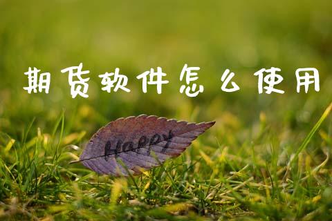 期货软件怎么使用_https://m.fansifence.com_个股行情_第1张