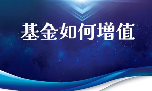 基金如何增值_https://m.fansifence.com_个股行情_第1张