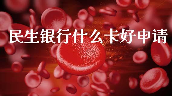 民生银行什么卡好申请_https://m.fansifence.com_消费金融_第1张