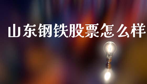 山东钢铁股票怎么样_https://m.fansifence.com_个股行情_第1张